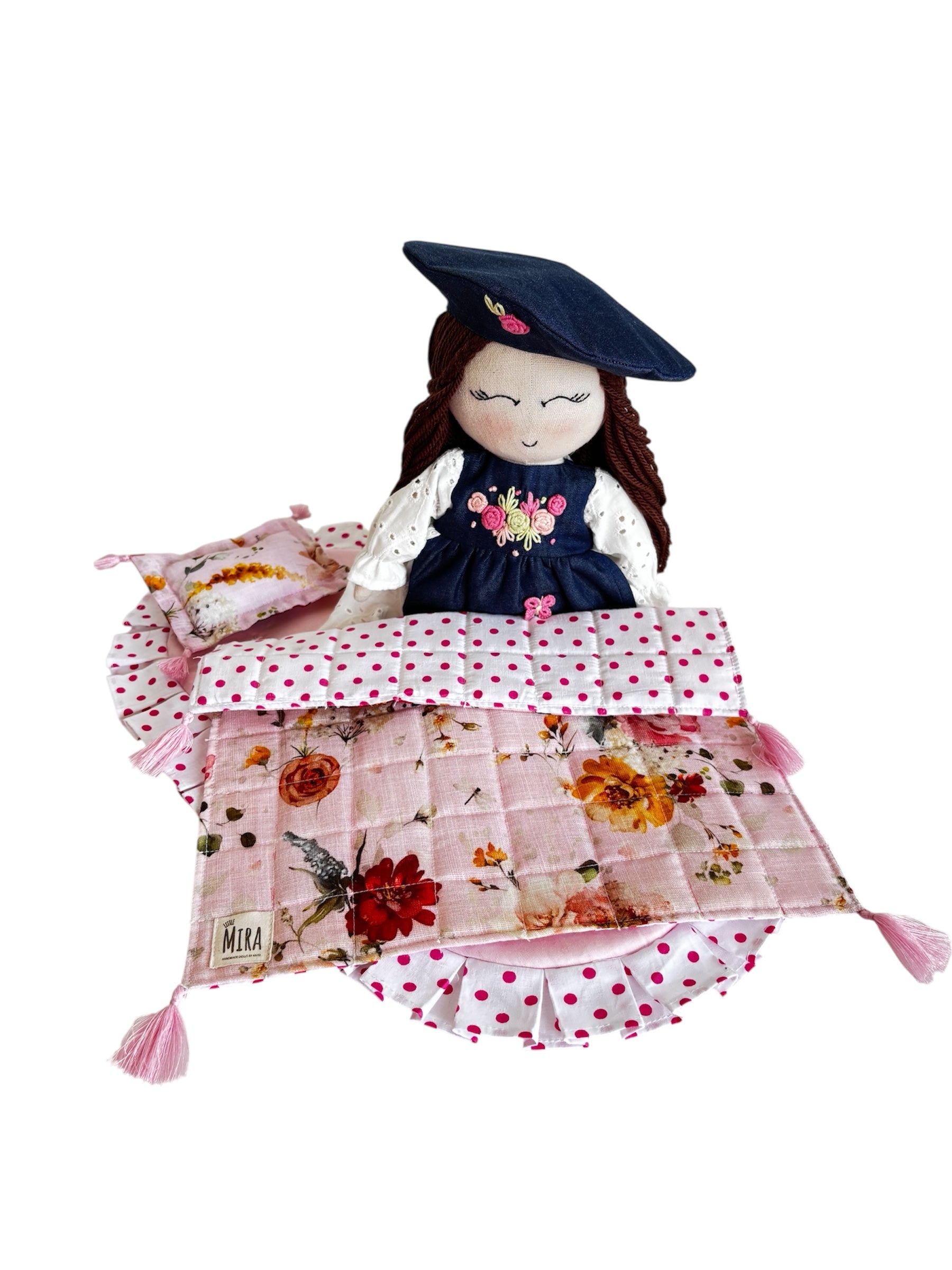 Little Mira Hand made Heirloom Bedding Set