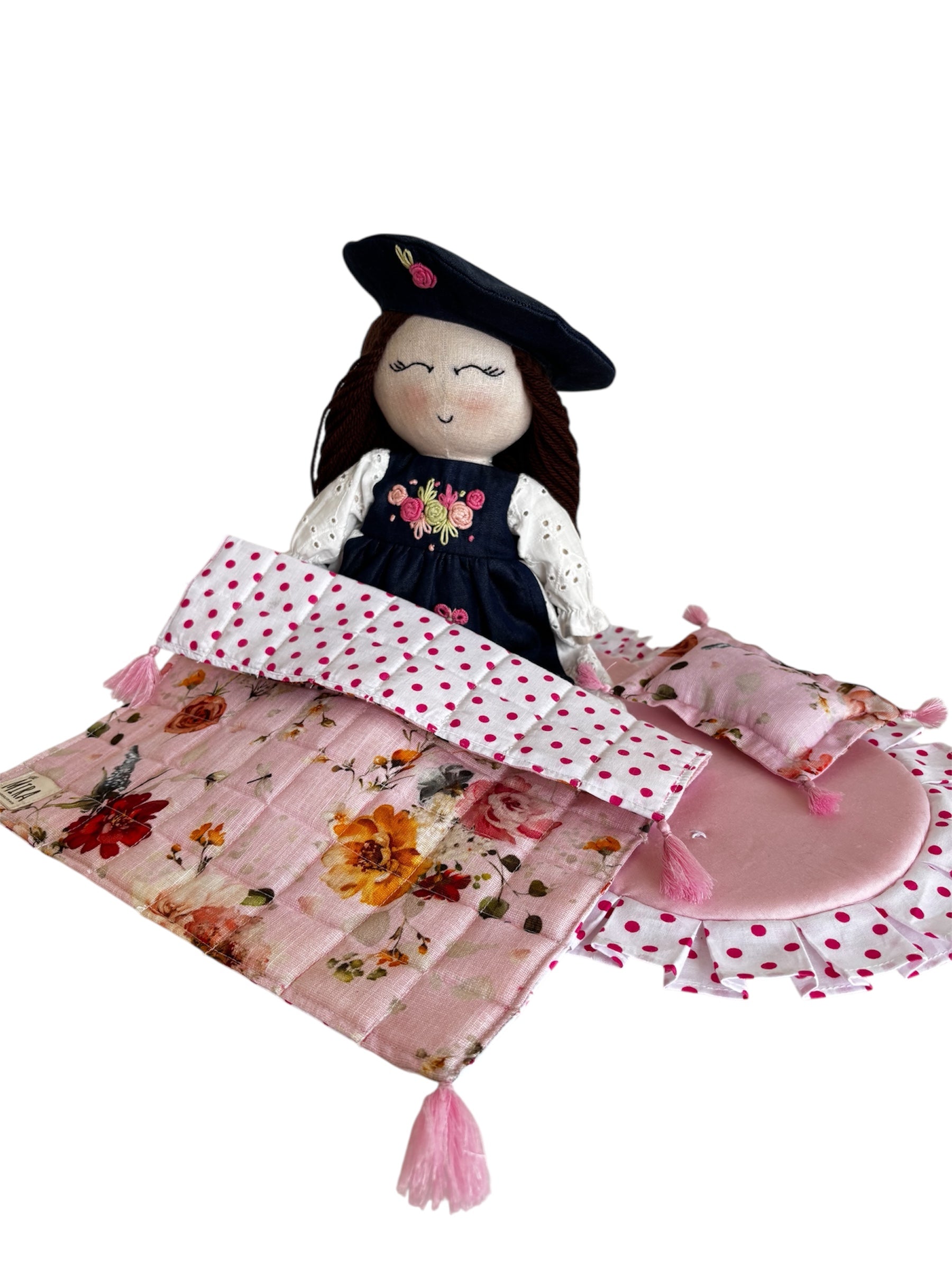 Little Mira Hand made Heirloom Bedding Set